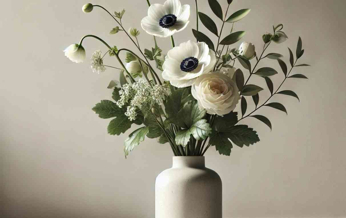 creer bouquet minimaliste