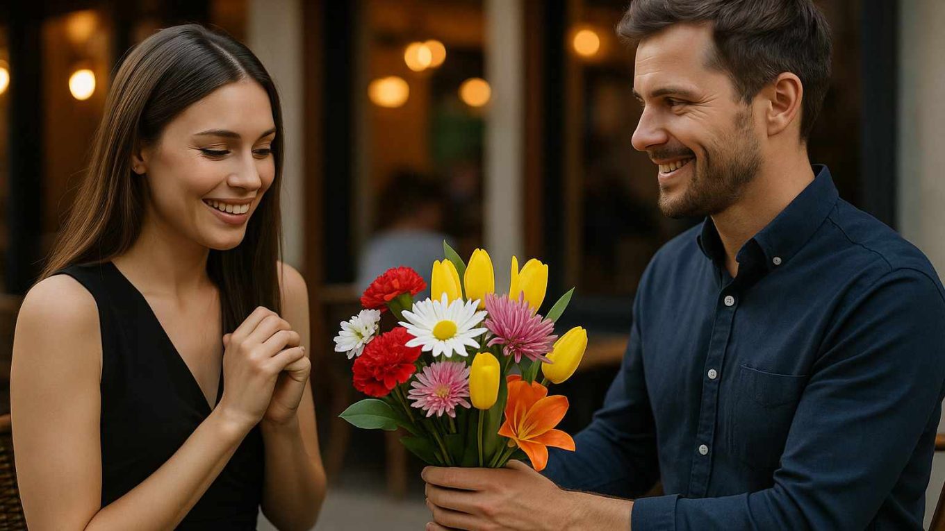 fleur pour premier rencard